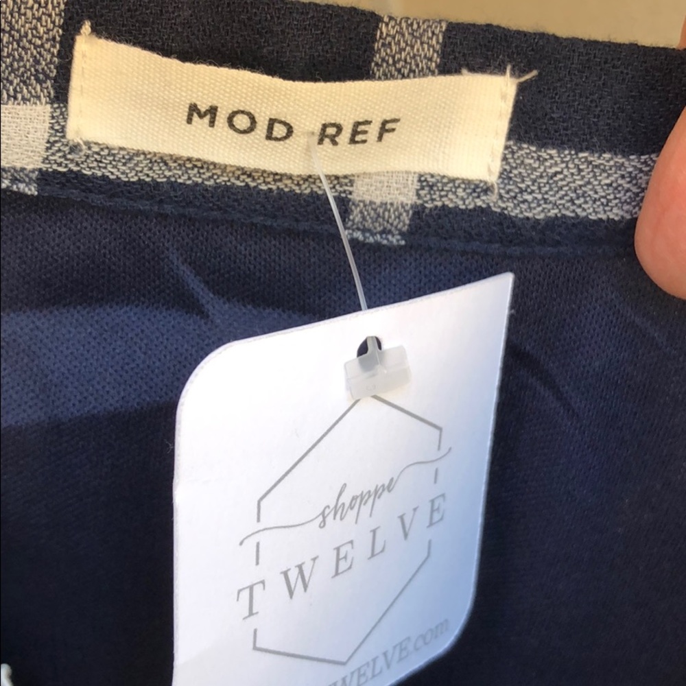 MOD REF Flannel Plaid Dress. - Picture 5 of 5